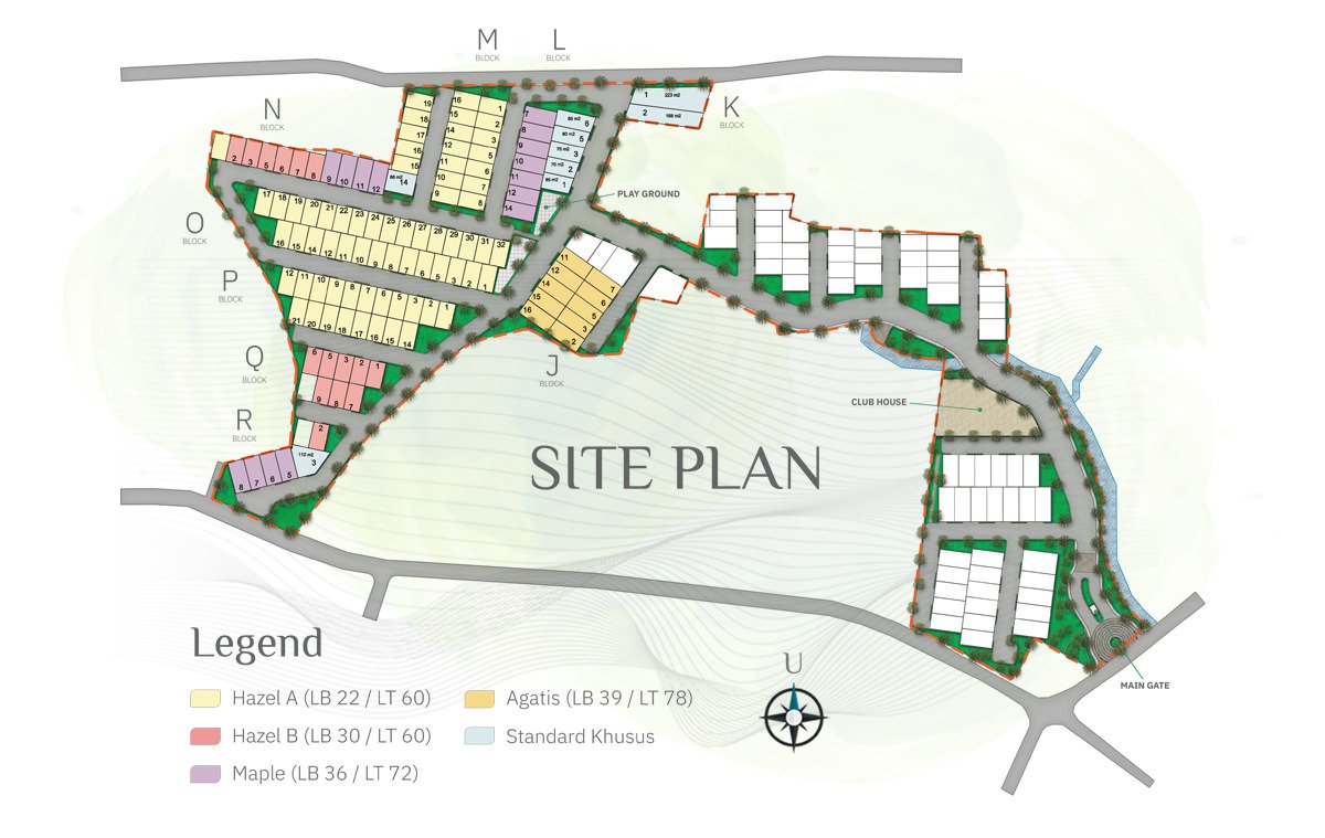 Siteplan dalam Arsitektur Desain